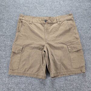 Magellan Cargo Shorts Mens 42 Brown‎ Outdoors Casual Hiking Camping